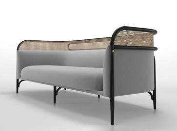 مقاعد البدلاء مطعم التصميم الحديث مع هيكل خشبي / الصلب