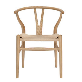 كراسي الخشب الصلب الحديثة ، كرسي مطعم الترفيه مع إطار خشبي