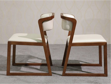 متعددة الأغراض استخدام الكراسي الحديثة الخشب الطعام مع مقاعد جلدية والعودة