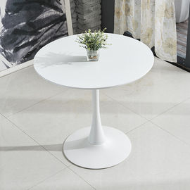 طاولة صغيرة مستديرة الخشب مقهى المواد الصلبة الخشب أبيض أو أسود اللون
