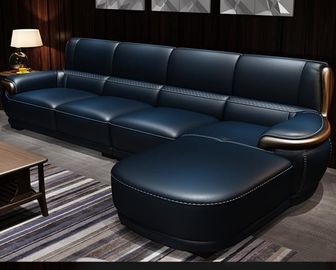 الجلود الفاخرة الأريكة الأريكة الراقية الأثاث أريكة لغرفة المعيشة