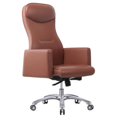 كرسي تنفيذي مكتب غرفة اجتماعات ملونة اختيارية PU Fabric
