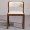 متعددة الأغراض استخدام الكراسي الحديثة الخشب الطعام مع مقاعد جلدية والعودة