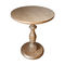 جولة على شكل طاولة القهوة الخشبية الحديثة ، طاولة الطعام الخشبية الصلبة