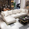 غرفة المعيشة الحديثة الاقسام أريكة جلدية الإطار الخشب والجلود مع سعر المصنع